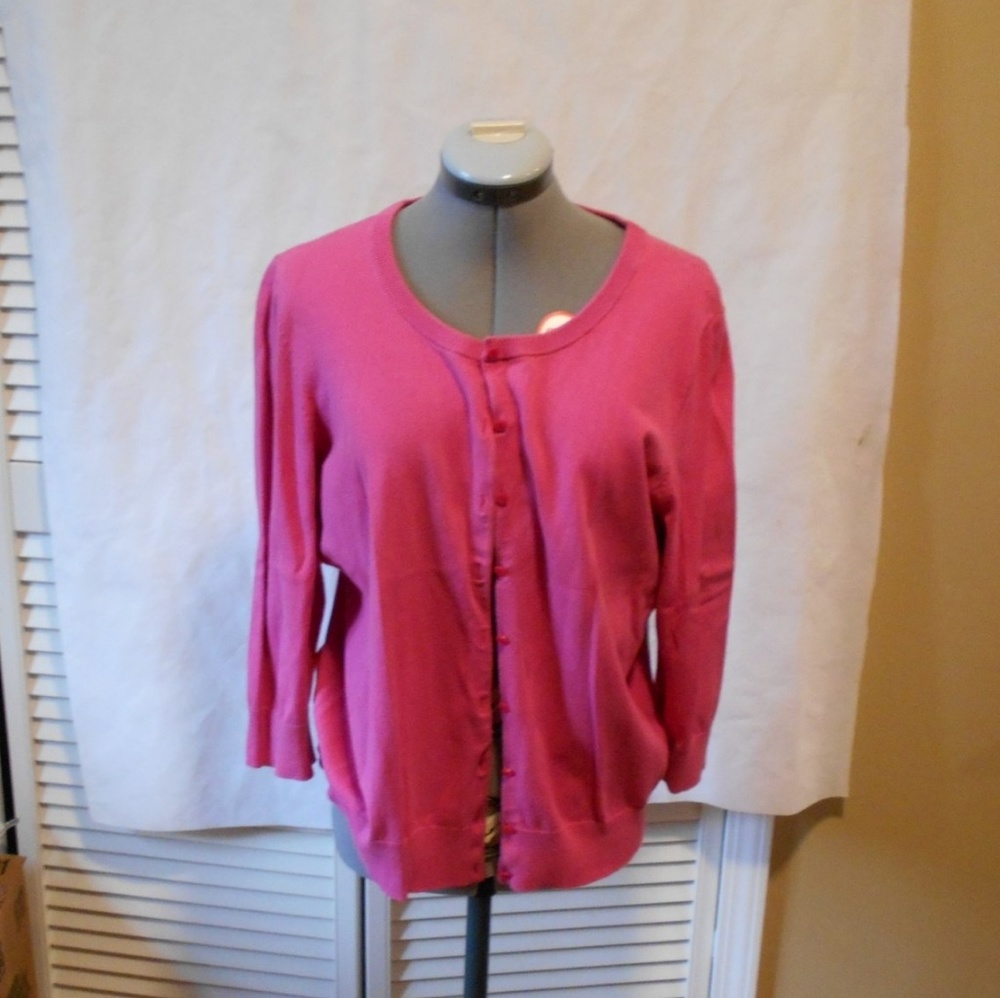 Talbots Button Down Sweater SizeXL Cute For Spring